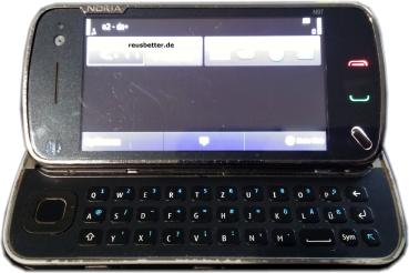 Nokia N97 Mini Smartphone ❖ Black Cherry 8GB ❖ 5MP ❖ WLAN ❖ 3.2 Zoll