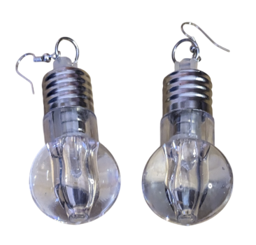 LED Glühbirnen Ohrringe – Leuchtende Ohrhänger in 7 Farben