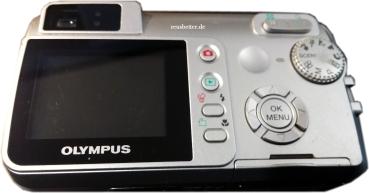 Olympus CAMEDIA C-500 Zoom | 5.0MP Digitalkamera | 1,8" TFT LCD Monitor | Silber