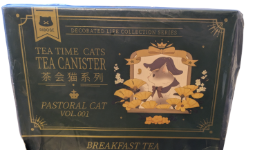 Ribose Original Tea Tim Cat Set mit Tee Dose Sammel PVC Figur