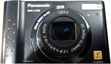 Panasonic LUMIX DMC-LC20 2,0 MP | 1,5" TFT LCD | Digitalkamera - Schwarz