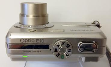 Pentax Optio E10 Digitalcamera 3 x zoom 6.0 MP Silber
