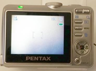 Pentax Optio E10 Digitalcamera 3 x zoom 6.0 MP Silber