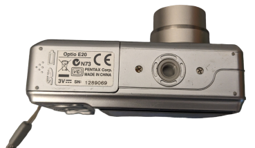 Pentax Optio E20 digital Kompaktkameras 6.0 Megapixel, 3x Zoom