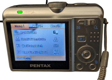 Pentax Optio E20 digital Kompaktkameras 6.0 Megapixel, 3x Zoom
