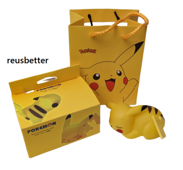 Pikachu Spielzeug Nachtlicht Pokémon Geschenk Set 3 Teile