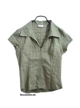 Pimkie Damen Bluse ✰ Figurbetont ✰ Khaki ✰ gr. L