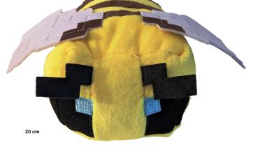 Pixelblock Bee Plushie Minecraft Game Plüsch Biene