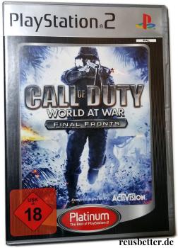 Call of Duty World at War Final Fronts PS2 - PlayStation 2