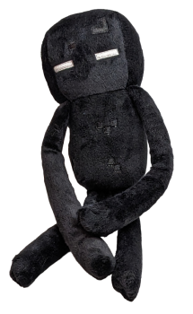 Enderman Plüschfigur Motiv Game MINECRAFT Pixelblock