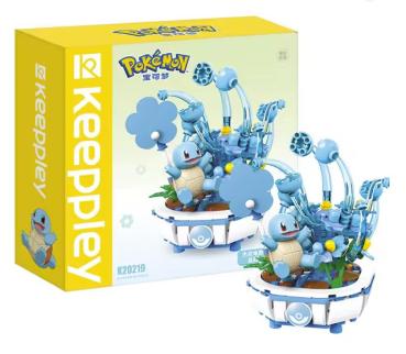 Pokemon Chiggy Welt Keepplay Modelbausten Set mit Insel