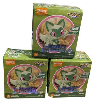Pokémon Sprigatito - Felori Blokees Classic Figuren Set 5teile Mirco Block