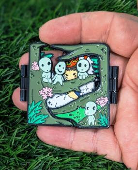 Prinzessin Mononoke Spirit Waldgeist Pop Up Emaillie Pin Studio Ghibli