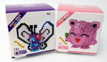 Smettbo - Butterfree Pokemon iBlock Fun LOZ Modellbausteine mit Box