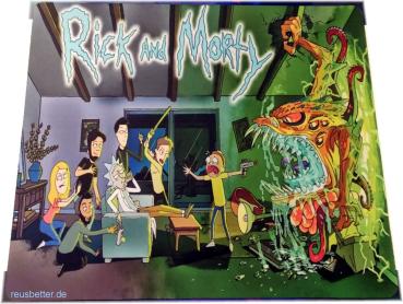 Motiv Mousepad Rick And Morty Gaming Movie |  28 cm Mauspad
