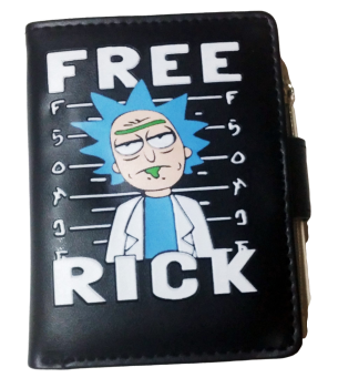 Rick and Morty Geldbörse | viel Stauraum | Motiv Free Rick