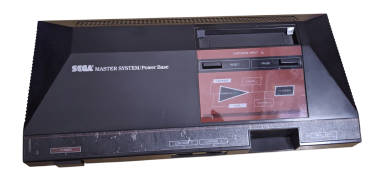 Sega Master System Schwarz PAL Spielekonsole mit 2 Controllern und Sonic Chaos