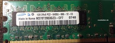 Samsung PC Arbeitsspeicher 1GB  M378T2953GZ3-CF7 PC2-6400 PC RAM