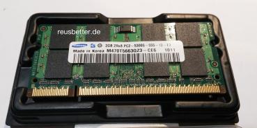 SAMSUNG 2GB DDR2 667 MHz Laptop RAM | PC2-5300S SODIMM Arbeitsspeicher