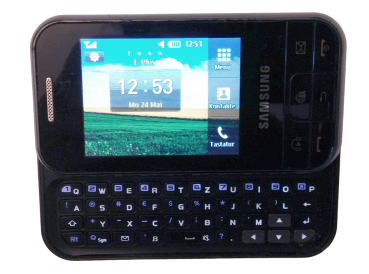 Samsung Chat 350 Smartphone  2.4 Zoll  QWERTZ Keyboard  SIM Frei