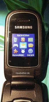 SAMSUNG GT-E1150i Klapphandy | Rubinrot | 1.4 Zoll | Simlock Frei