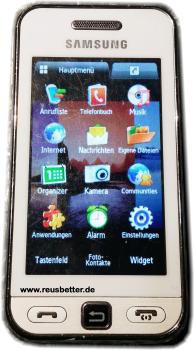 Samsung Star GT- S5230 Smartphone Snow White Simlock Frei