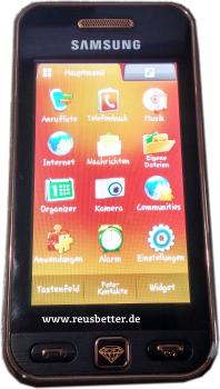 Samsung Star GT- S5230 Smartphone Snow White Simlock Frei