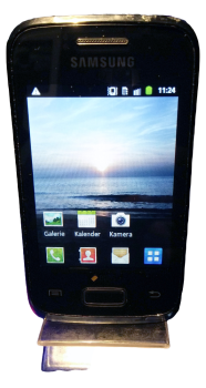 Samsung Galaxy Y Duos GT-S6102 Smartphone | 3,1 Zoll | 3,2 MP Kamera | Dual Sim | Schwarz | Simlock Frei