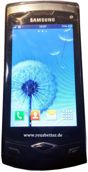 Samsung Wave GT-S8500 Smartphone 3.3 Zoll 5 MP Metallic Schwarz Simlock Frei