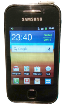 Samsung Galaxy Young GT-S5360 Smartphone | 3 Zoll | 2 MP | schwarz | Simlock Frei