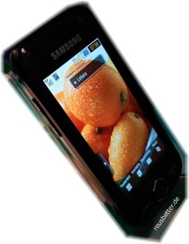 Samsung Jet GT-S8000 Smartphone | Rose Schwarz | 5 Megapixel | 3,1 Zoll | Simlock Frei