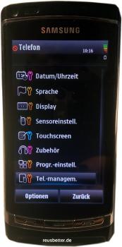 Samsung Omnia HD GT-I8910 Smartphone | 8GB |  8MP | 3.7 Zoll
