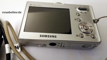 Samsung M110 Digitalkamera | 8.2 MP | 2.5 Zoll LCD | Silber