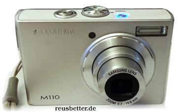 Samsung M110 Digitalkamera | 8.2 MP | 2.5 Zoll LCD | Silber