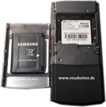 Samsung GT- S7330 Slider Handy ❖ Noir Black ❖ 3MP ❖ Simlock Frei