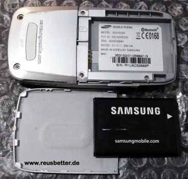 Samsung SGH-E250 Sliderhandy silver Simlock Frei