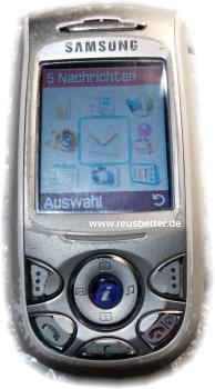 Samsung SGH E800 Klapphandy - Eissilber | ohne Vertrag