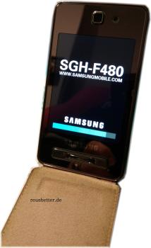 Samsung SGH-F480 Smartphone | 5 MP | 2,8 Zoll | Pink mit Display Klappe | Simlock Frei