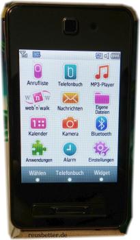 Samsung SGH-F480 Smartphone | 5 MP | 2,8 Zoll | Pink mit Display Klappe | Simlock Frei