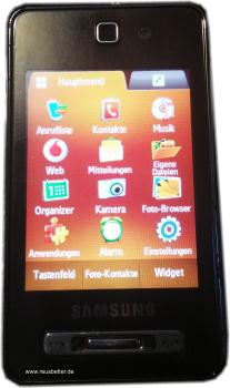 Samsung SGH F480I Smartphone | 5MP | 2,8 Zoll |  Ice Silver | Simlock Frei