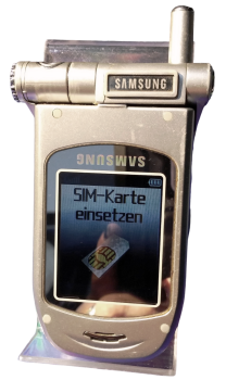 Samsung SGH-P400 Klapphandy | 180° Drehoptik | Silber