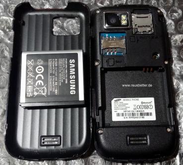 Samsung Jet GT-S8000 Smartphone | Rose Schwarz | 5 Megapixel | 3,1 Zoll | Simlock Frei