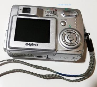 Sanyo XACTI VPC-S3 Digitalkamera | 3.2 MP | 1,8" TFT LCD | Silber