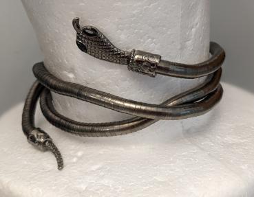 Modeschmuck Unisex Schlangenhalskette Gliederkette oder Armband individuell formbar