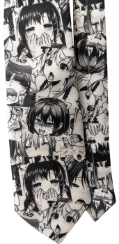 Ahegao Cosplay Anime Krawatte College Stil 8cm Breit