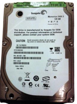 Seagate Momentus (ST9120822AB) 120 GB Intern 2,5 Zoll Notebook Festplatte