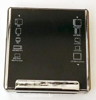Sharkoon Media Reader CF USB 2.0 | Kartenlesegerät | 4044951008315