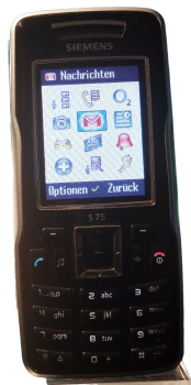 Siemens S75  Piano Black Handy | Autotelefon | Multimedia-Handy | in Original Verpackung ohne Vertrag