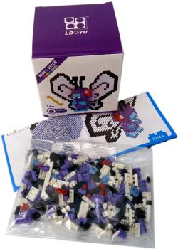 Smettbo - Butterfree Pokemon iBlock Fun LOZ Modellbausteine mit Box