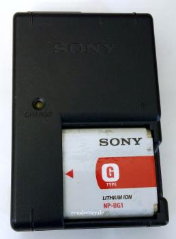 Sony BC-CSGB Ladegerät | Sony CyberShot DSC -110-130 | Akku NP-BG1 NP-FG1